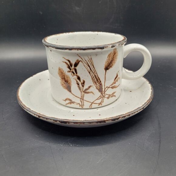 Vintage Wedgewood Stonehenge Midwinter Cup with Saucer Set of 2 - Picture 1 of 3